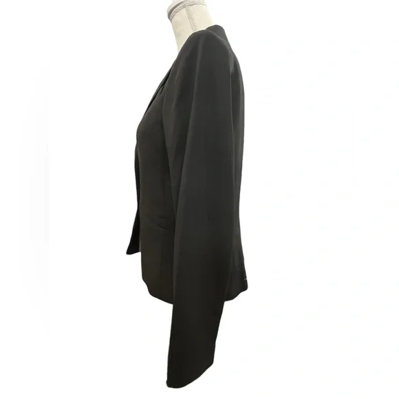 Calvin Klein Black Two-Button Blazer Size 8 - Picture 9 of 14